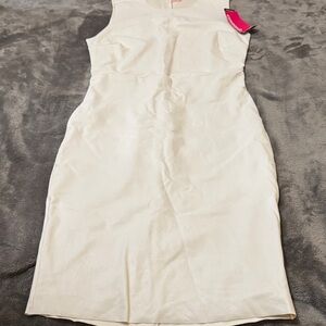 Commando White Sleeveless Midi Sheath Dress